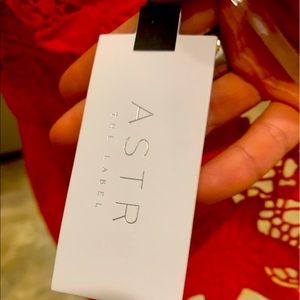 Red Astr dress, size 0. Brand new.